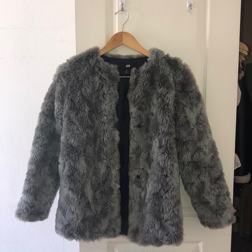 H&M faux fur jackets